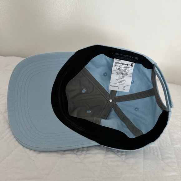 Carhartt Canvas Odessa Baseball Cap Fog Blue hat - Picture 8 of 8